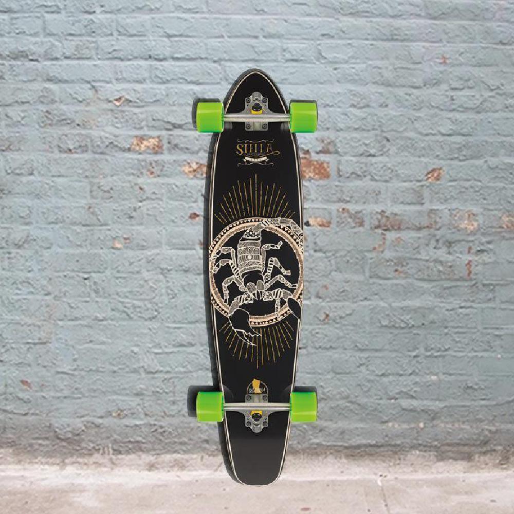Stella Scorpion 42" Kicktail Longboard Skateboard - Image 2