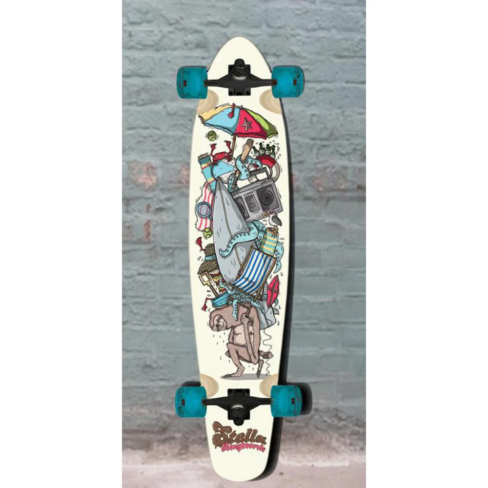 Stella Sloth 42" Kicktail Longboard - Complete - Image 5