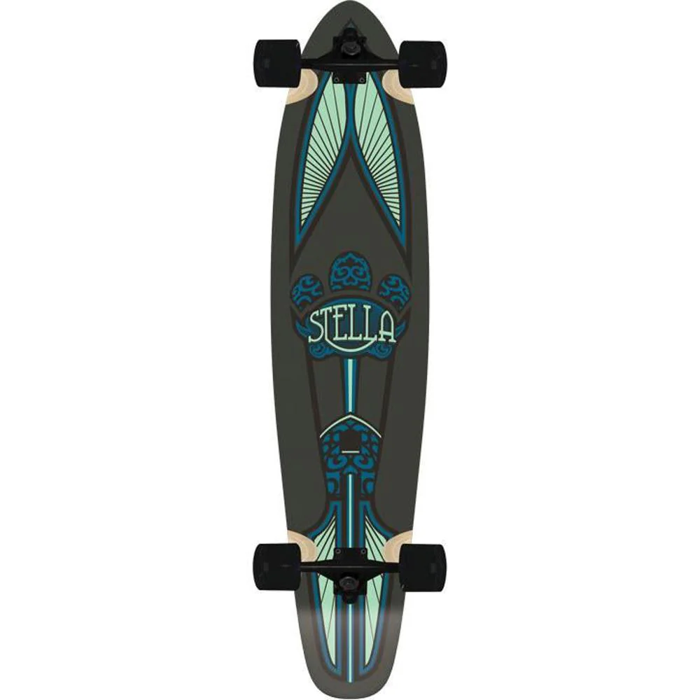 Stella Taj Mahal Mint Kicktail Longboard 42" Complete - Image 4