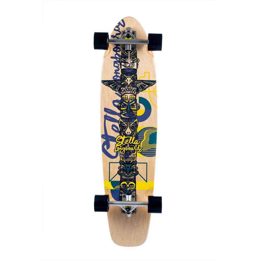 Stella Tropical Emblem 42” Kicktail Longboard