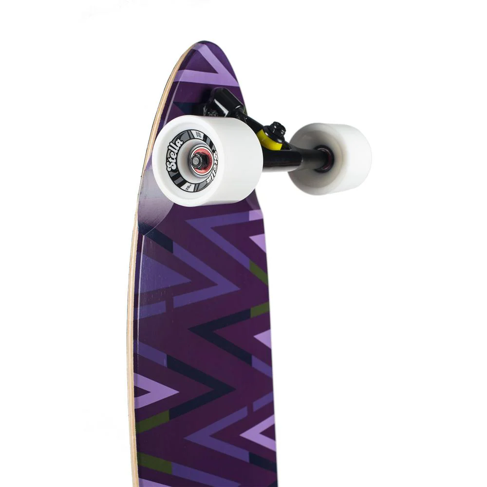 Stella Zig Zag 38” Kicktail Longboard - Image 3