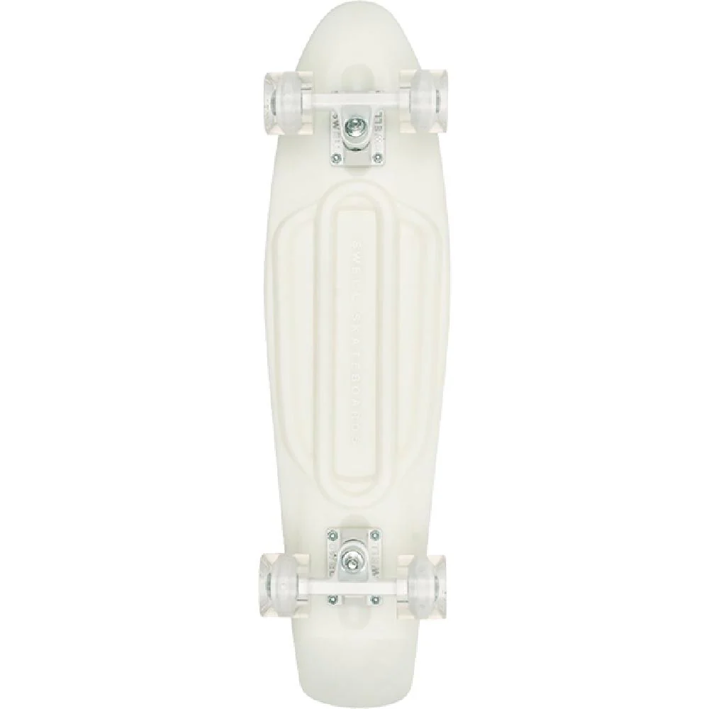 Swell White Wash 28" Glow in the Dark Skateboard