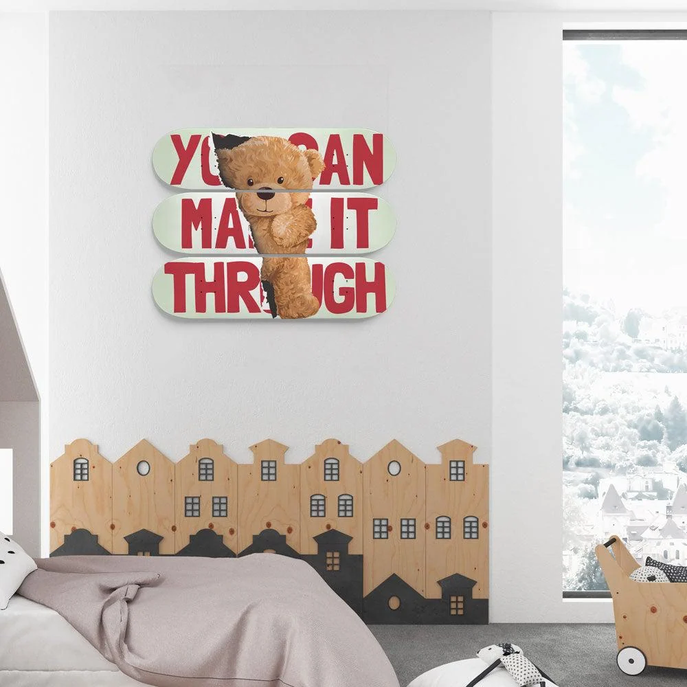 Teddy Bear, You Can Make It Through | Wall Decor - Image 2