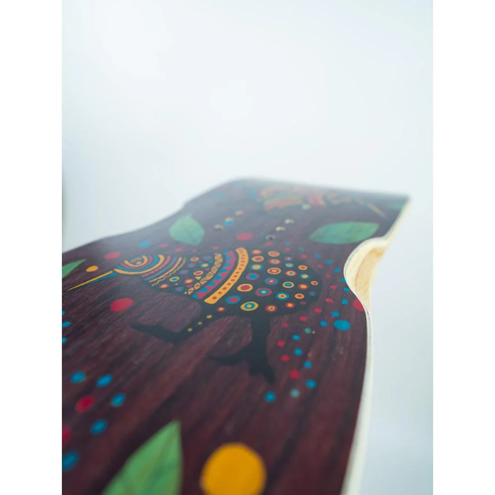 Timber Kiwi 46" Dancing Freestyle Longboard Deck - Flex-2 - Image 3