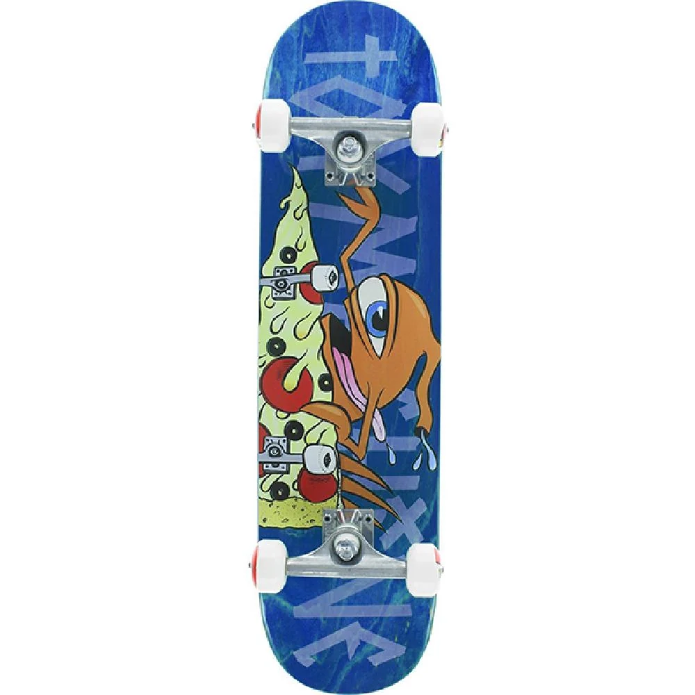 Toy Machine Pizza Shredder in Blue 7.75" Skateboard