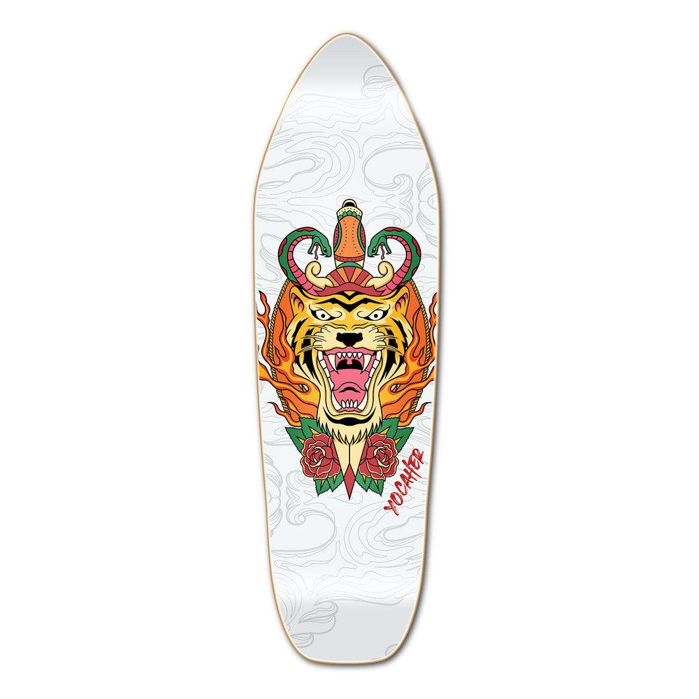 Yocaher Flaming Tiger 8" Mini Cruiser Deck