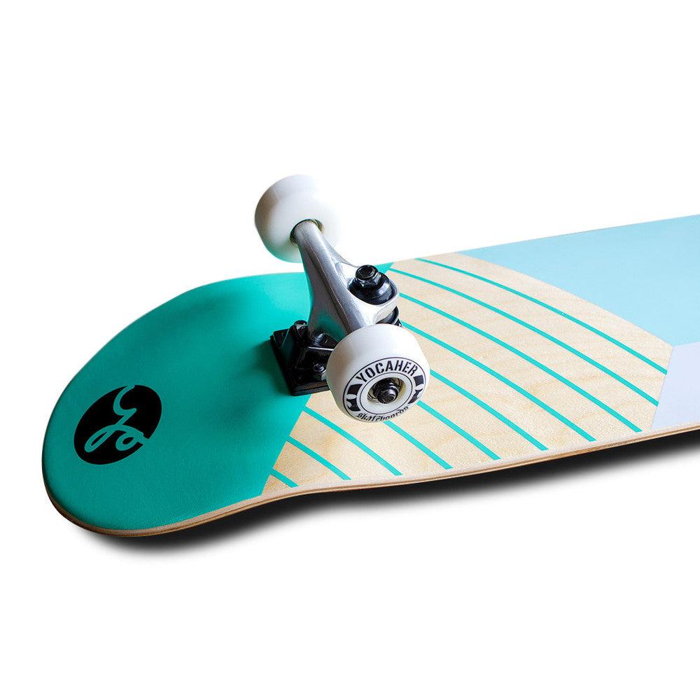 Yocaher Green Geometric Graphic 7.75" Skateboard - Image 3
