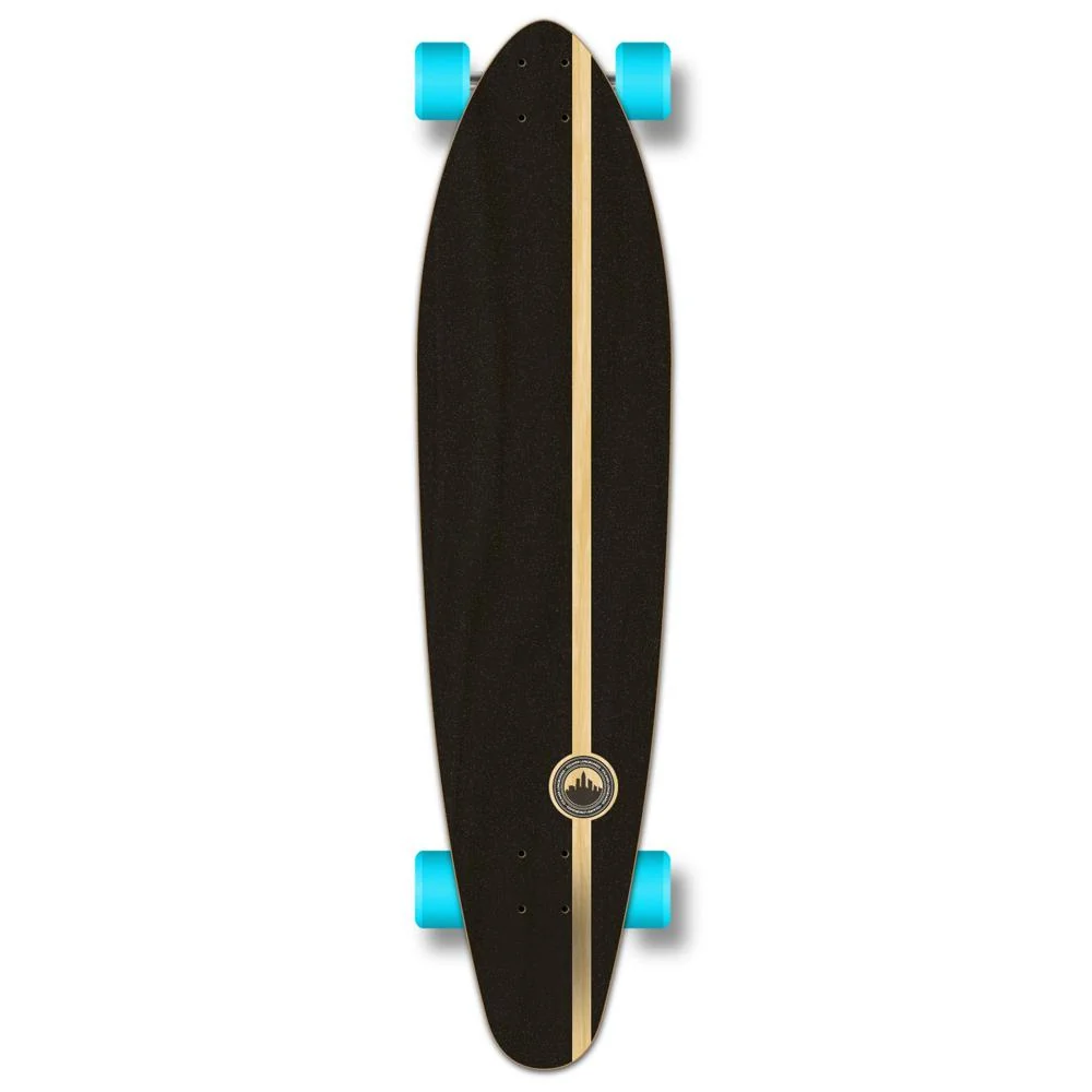 Yocaher Kicktail Longboard Complete - VW Beetle Series - Yellow - Image 3
