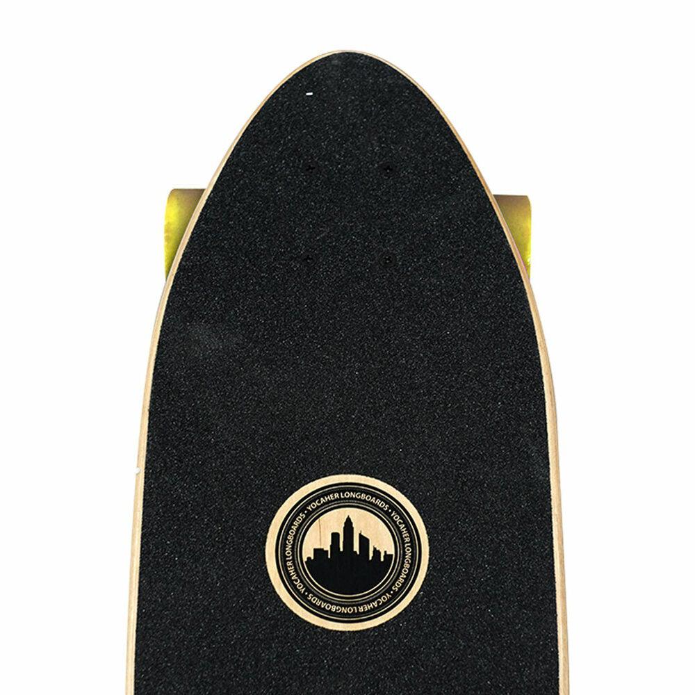 Yocaher Lazy French Bulldog 27" Mini Cruiser Skateboard Longboard - Image 3