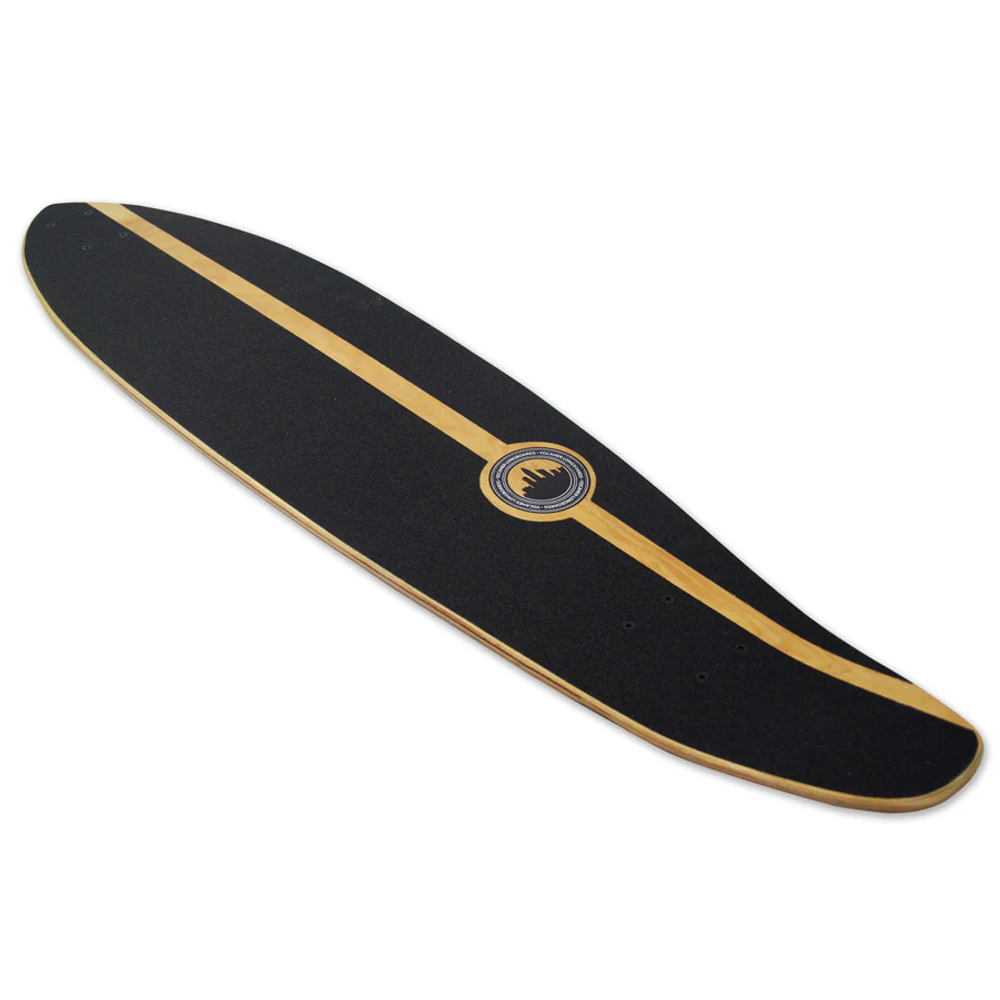 Yocaher VW Beetle Yellow 40" Kicktail Longboard Deck - Image 3