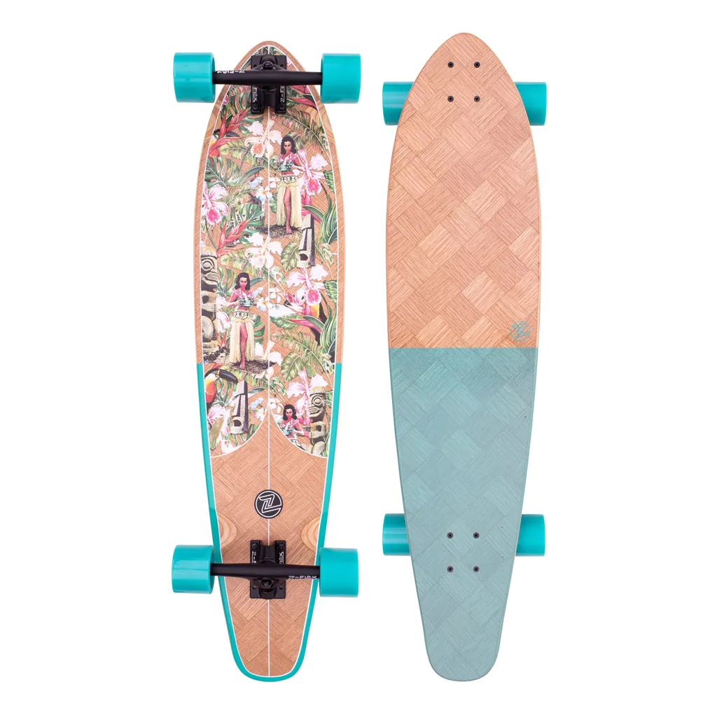 Z-Flex Banana Train Roundtail 39" Kicktail Longboard - Image 2
