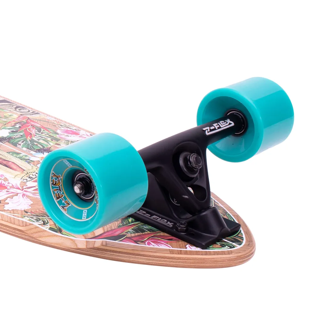 Z-Flex Banana Train Roundtail 39" Kicktail Longboard - Image 3