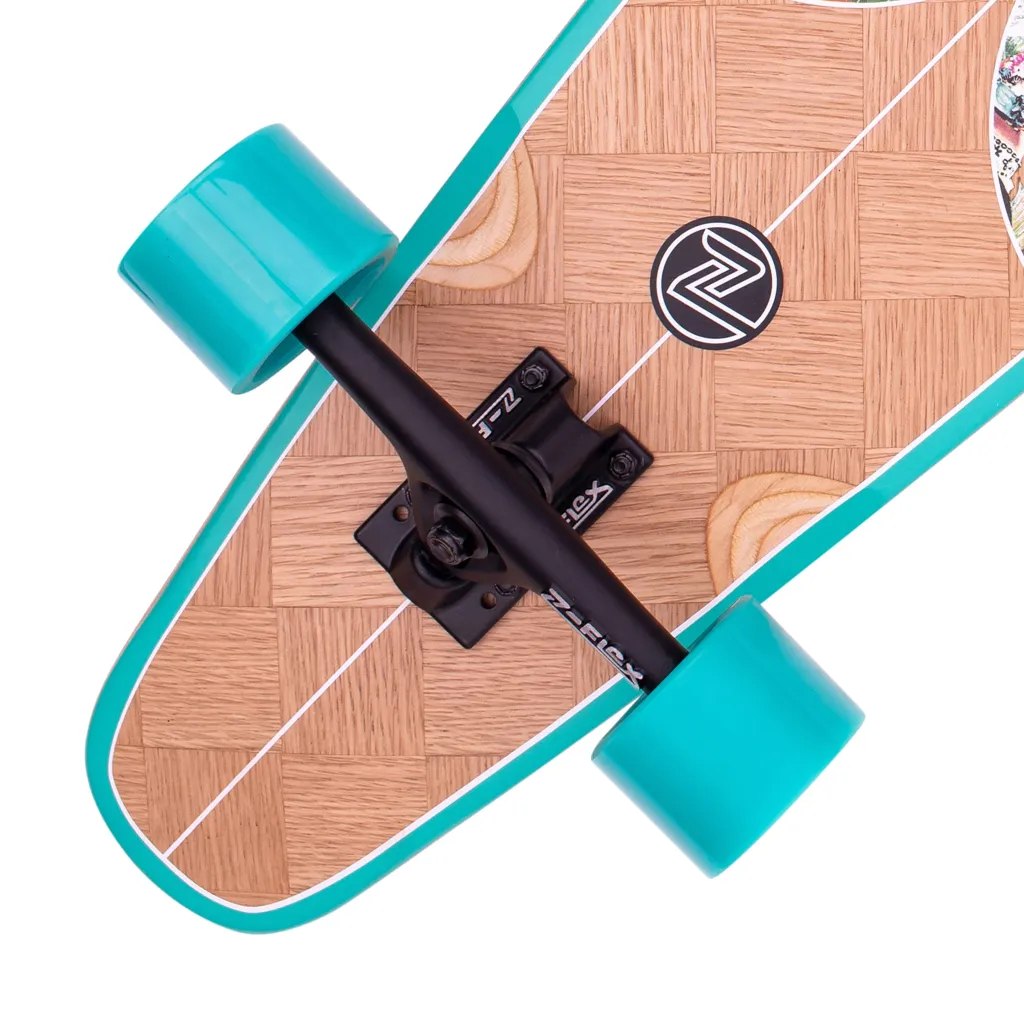 Z-Flex Banana Train Roundtail 39" Kicktail Longboard - Image 6