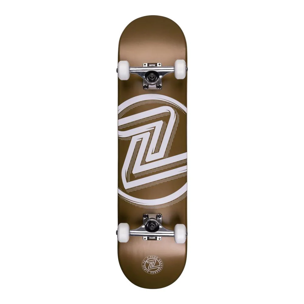 Z-Flex Logo Gold 7.8" Skateboard - Image 4