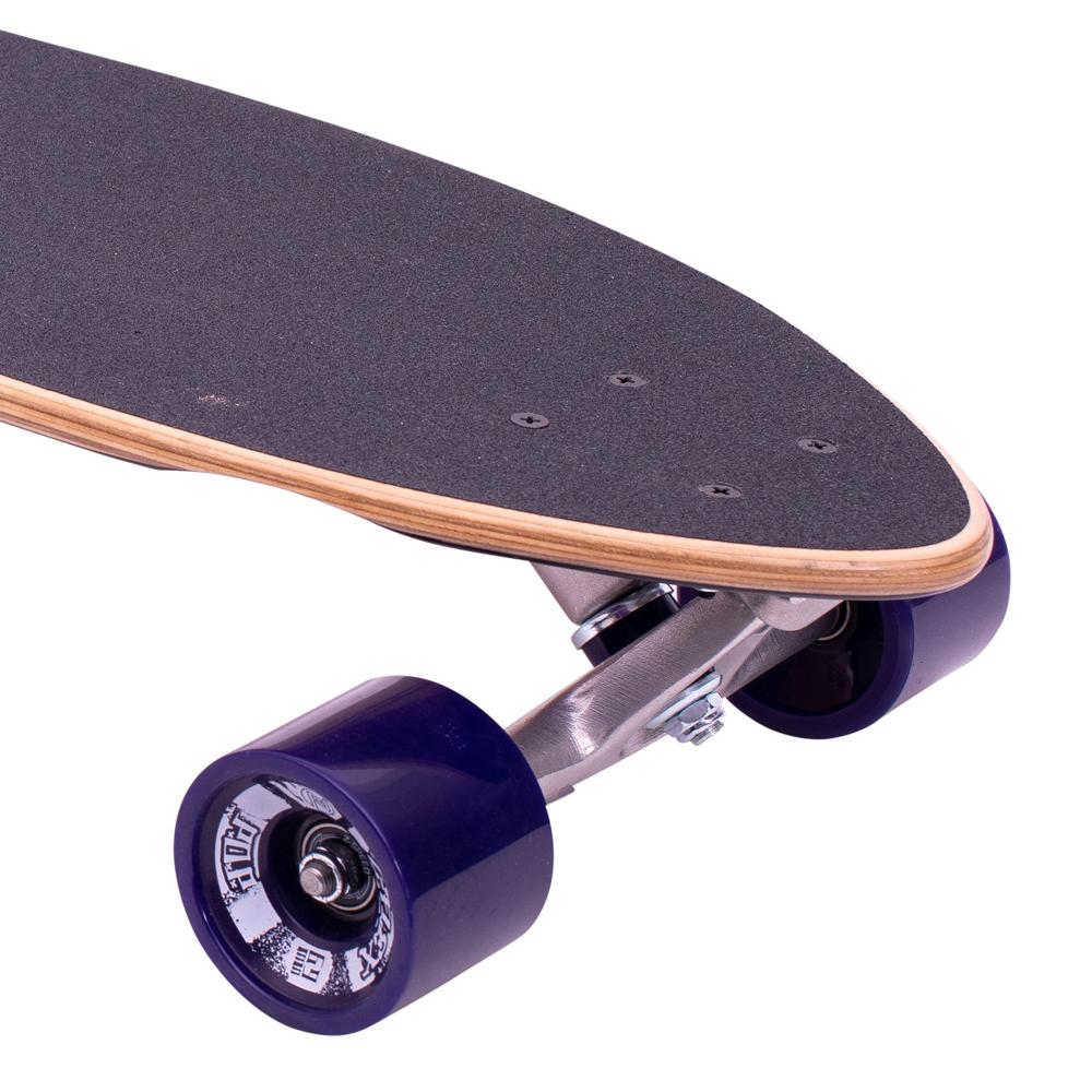Z-Flex P.O.P Purple Fade 39" Kicktail Longboard - Image 3