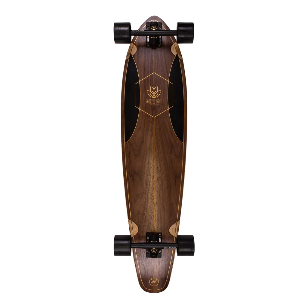 Z-Flex Ruins To Roses Roundtail 39" Kicktail Longboard.. - Image 9