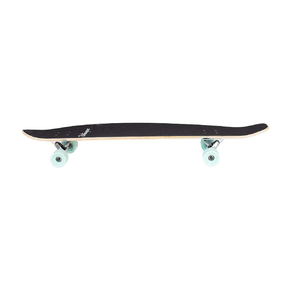 Zed Aqua Fishtail 41" Top Mount Bamboo Pintail Longboard - Image 2