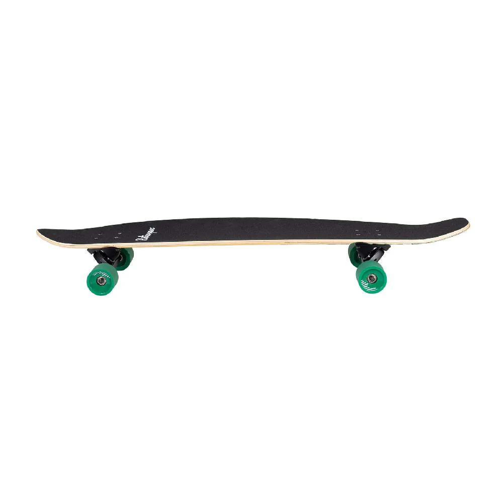 Zed Green Flora 44" Top Mount Bamboo Kicktail Longboard - Image 2